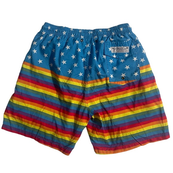 Free Planet Mens Medium Swim Shorts - Picture 2 of 3